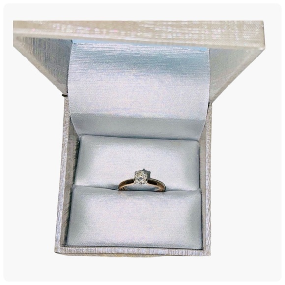 Zales Jewelry - Zales 1/2 CT 💍 Diamond Solitaire 14K Yellow Gold 💎 FINAL MARKDOWN